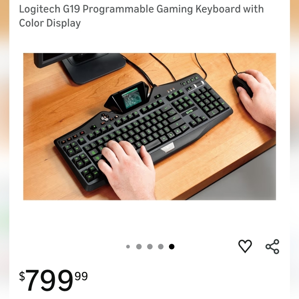 Logitech G19 Keyboard - Picture 6 of 6
